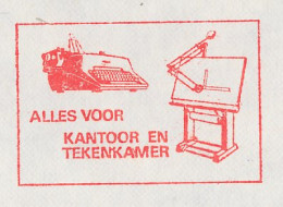 Meter Cover Netherlands 1981 Typewriter - Drawing Table - Amersfoort - Ohne Zuordnung