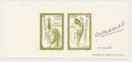 France 1999 - Epreuve / Proof Signed By Engraver - Chariote Greek - Nike Goddess Of Victory - Delphic Charioteer - Sonstige & Ohne Zuordnung