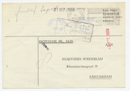 Port Postalia Stempel Amsterdam 1956 - Nietig / Afgeschreven - Ohne Zuordnung