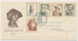 FDC / 1e Dag Em. Rembrandt 1956 - E25 - Unclassified