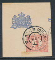 Grootrondstempel Wirdum (Gron.) 1912 - Marcophilie