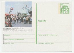 Postal Stationery Germany 1982 National Feast Augsburg - Carnival