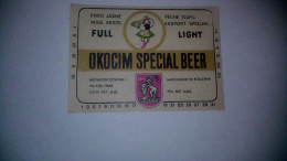 Pologne Ancienne Etiquette De Bière Okocim Specal Beer  Brasserie  Okocim - Bier