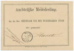 Naamstempel Zuidwolde 1878 - Briefe U. Dokumente