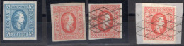 Rumänien, 1865, 12-13 X, Ungebraucht, Gestempelt, Briefstück - Autres & Non Classés