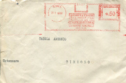 X0931 Italia, Red Meter Freistempel Ema, Roma 1940 Associazione Mutilati Invalidi Di Guerra - Macchine Per Obliterare (EMA)