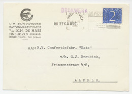 Firma Briefkaart Eindhoven 1954 - Katoen - Zonder Classificatie