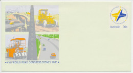 Postal Stationery Australia 1983 World Road Congress - Road Construction - Sonstige & Ohne Zuordnung