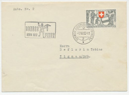 Cover / Postmark Switzerland 1952 Crossbow - Autres & Non Classés