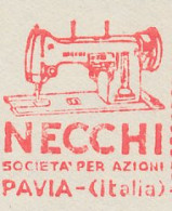 Meter Cut Italy 1957 Sewing Machine - Necchi - Textile
