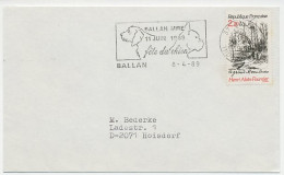 Cover / Postmark France 1989 Dog Day - Andere & Zonder Classificatie