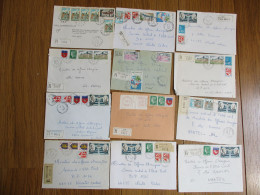 Lots Lettres Recommandées En état N°5 - 1961-....