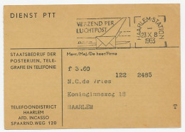 Dienst PTT Haarlem 1963 - Draadomroep / Radio - Zonder Classificatie