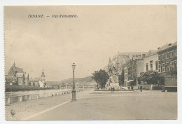 Fieldpost Postcard Germany / Belgium 1915 Church - Dinant - Chicken - WWI - Churches & Cathedrals