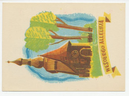 Postal Stationery Poland 1948 Hallelujah - Churches & Cathedrals