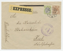 Em. Bontkraag Expresse Rotterdam - Duitsland 1918 - Non Classés