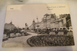 Carte Postala ARAD Parcul 4923 Bilingv Uniunea Tineretului Muncitoresc PTT Bucuresti - Romania