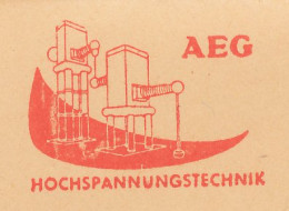 Meter Cut Germany 1956 High Voltage Engineering - AEG - Electricité