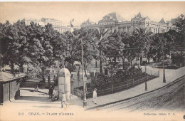 27187 " ORAN-PLACE D'ARMES " ANIMÉ-VERA FOTO-CART. POST.  NON SPED. - Oran