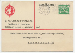 Firma Briefkaart Arnhem 1941 - Drukkerij / Uitgeverij - Zonder Classificatie