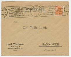 Cover / Postmark Deutsches Reich / Germany 1920 German Air Shipping Company - Hamburg America Line - Avions