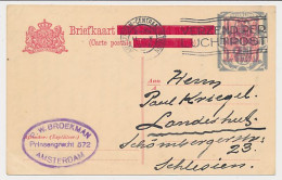 Briefkaart G. 208 A Amsterdam - Landeshut Silezie 1926 - Postwaardestukken