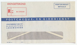 Postcheque En Girodienst - Aangetekend Leeuwarden - Unclassified