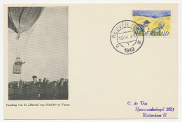 Card / Postmark Netherlands 1949 Boys Scouts Flight Air Balloon Nijmegen - Reuver - Other & Unclassified