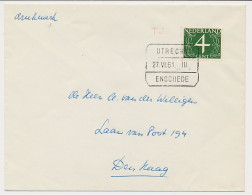 Treinblokstempel : Utrecht - Enschede III 1961 - Unclassified