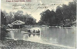 Portugal & Marcofilia, Lisboa O Lago Do Campo Grande, Ed. Costa, Asnieres França 1896 (968) - Other & Unclassified