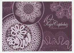 Postal Stationery Hungary 2006 Lace - Textil