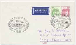 Cover / Postmark Germany 1981 50 Years Ago Polar Cruise Graf Zeppelin - Expéditions Arctiques