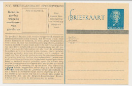 Spoorwegbriefkaart G. NS302 D - Postal Stationery