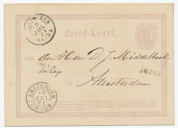 Naamstempel Joure 1871 - Briefe U. Dokumente