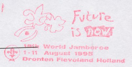 Meter Cut Netherlands 1995 ( FM 50300 ) 18th World Jamboree Dronten Flevoland - Future Is Now - Andere & Zonder Classificatie