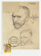 Maximum Card Netherlands 2003 Vincent Van Gogh - Studies For A Self Portrait - Autres & Non Classés