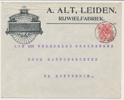 Firma Envelop Leiden 1911 - Rijwielfabriek - Quadrantcycle Comp. - Zonder Classificatie