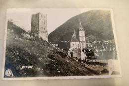 Carte Postala Brasov Ilustrata Gherla Biserica Neagra Foto Agfa - Roumanie