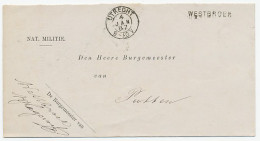 Naamstempel Westbroek 1887 - Briefe U. Dokumente