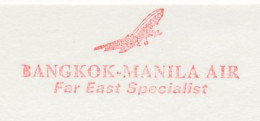 Meter Cut Netherlands 1995 Bangkok - Manila Air - Airplanes