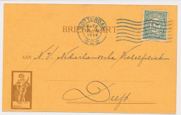 Firma Briefkaart Rotterdam 1914 - Ridder - Non Classés