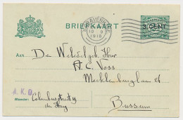 Briefkaart G. 96 A II Den Haag - Bussum 1918 - Postal Stationery