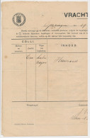 Vrachtbrief Staats Spoorwegen Groningen - Den Haag 1909 - Zonder Classificatie