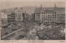 87541 - Spanien - Barcelona - Plaza Y Rambla De Cataluna - 1930 - Barcelona