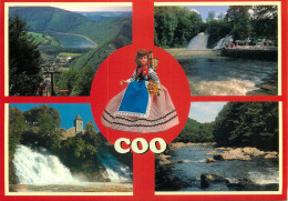 Coo Folk Doll And Multi Views Postcard - Stavelot