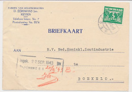 Firma Briefkaart Rijssen 1943 - Fabriek Van Melkproducten - Zonder Classificatie