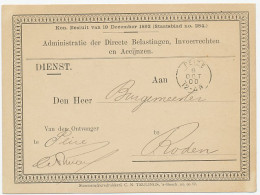 Kleinrondstempel Peize 1900 - Ohne Zuordnung