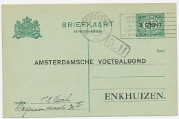Briefkaart G. 97 I A.Krt Particulier Bedrukt Enkhuizen 1919 - Entiers Postaux