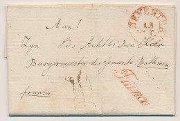 Deventer - Bathmen 1834 - Franco - ...-1852 Préphilatélie
