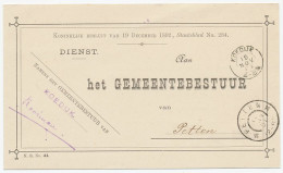 Kleinrondstempel Koedijk 1901 - Non Classés